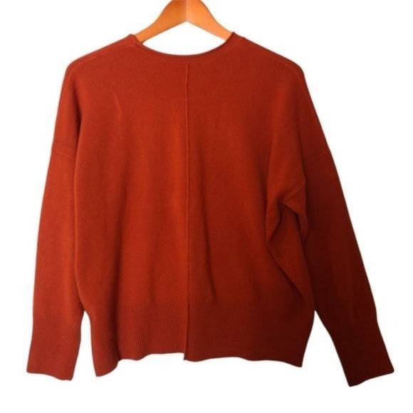 French Connection‎ Women's Sweater Orange Size Small S Pullover Crew - Picture 9 of 10
